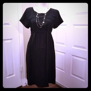 Liz Lange short sleeve Black Maternity XS dress.